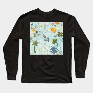 Floral Pattern Long Sleeve T-Shirt